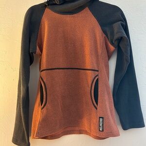 Womens XS Melanzana Gray and Orange